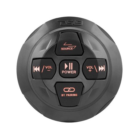 Marine Waterproof Universal Bluetooth Streaming Audio receiver w/Controller (Works w/android and -  DS18, BTRC-R